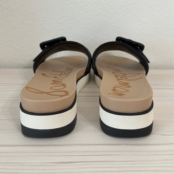 Size 8.5 Sam Edelman Ariane Black Slide Sandals - Picture 9 of 10